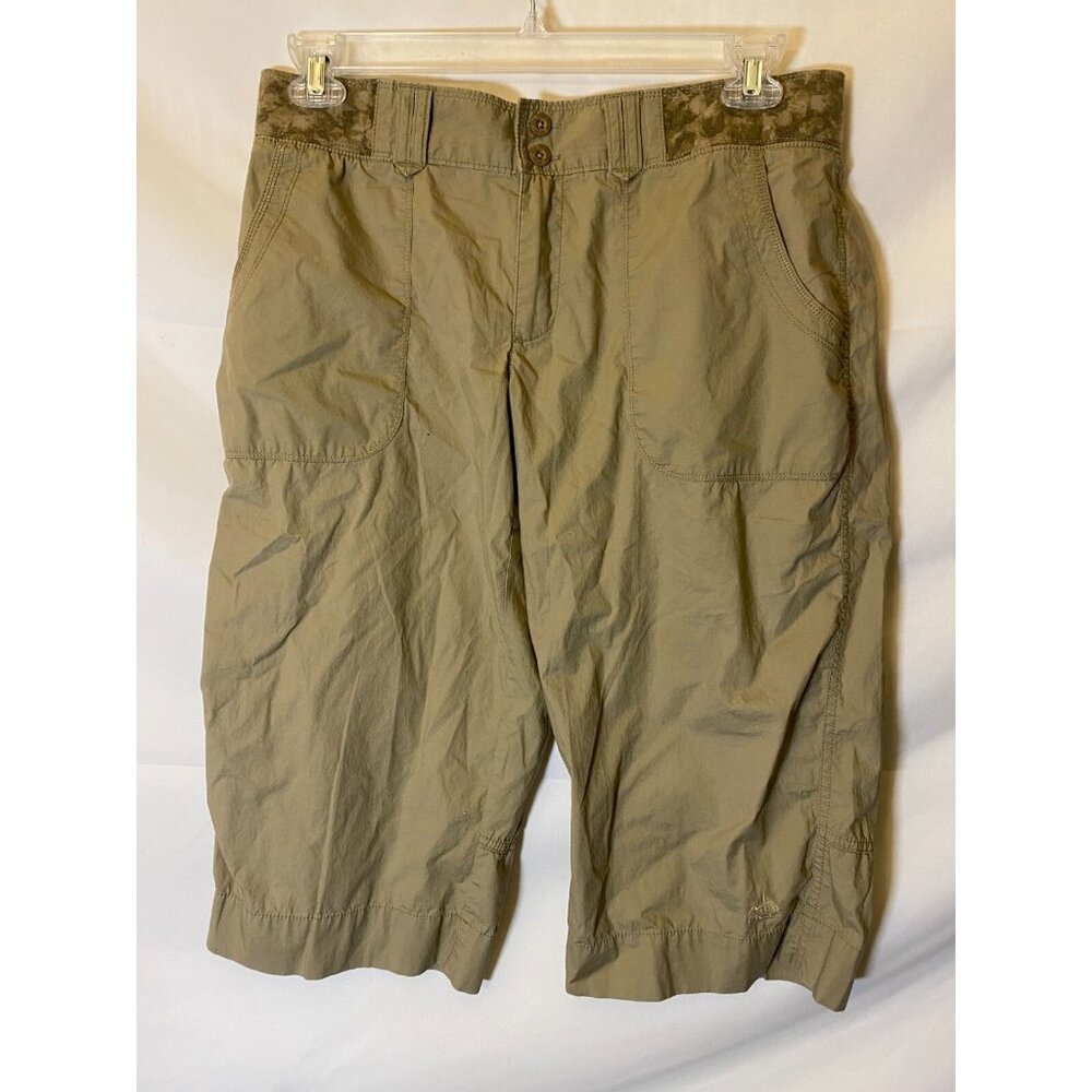 Women's Outdoor Pants Hiking Coastal Scandi 10 Medium Crop Normcore Neutral